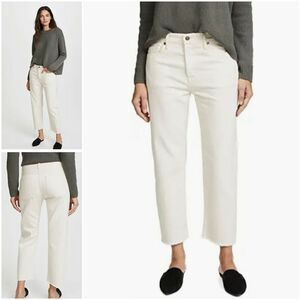 Vince Women's Straight Leg Jeans in Cream